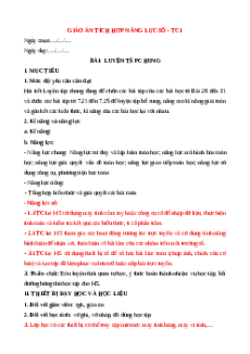 Giáo án NLS Toán 6 Kết nối tri thức Chương 7 Luyện tập chung