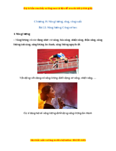 Lý thuyết Vật lý 10 Kết nối tri thức Bài 23: Năng lượng. Công cơ học