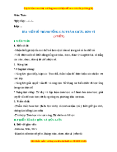 Giáo án Viết các số thành tổng các Trăm, Chục, Đơn vị Toán 2 Chân trời sáng tạo