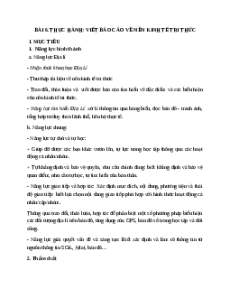 Giáo án Bài 6 Địa lí 11 Cánh diều (2024): Thực hành: Viết báo cáo về nền kinh tế tri thức