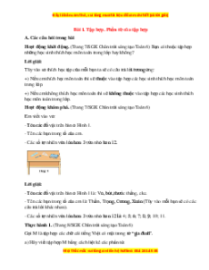 Giải sgk Toán 6 Chân trời sáng tạo