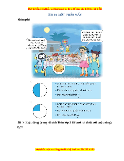 Giải Sgk Toán lớp 3 Bài 14: Một phần mấy (Kết nối tri thức)