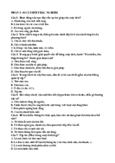 Đề cương ôn tập Giữa kì 1 Tin học lớp 5 Kết nối tri thức