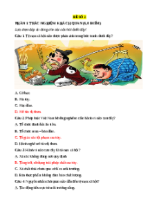 Đề thi cuối kì 2 GDCD 7 Kết nối tri thức (Đề 2)