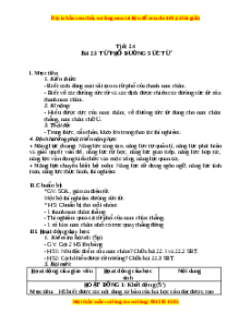 Giáo án Từ phổ - Đường sức từ Vật lí 9