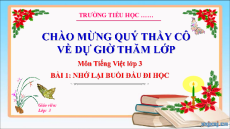 Giáo án Powerpoint Bài 2: Em đã lớn Tiếng việt lớp 3 Cánh diều