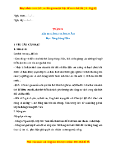 Giáo án Tuần 24 Tiếng Việt lớp 4 Kết nối tri thức