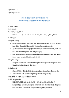 Giáo án Bài 19 Địa lí 9 Kết nối tri thức (2024): Thực hành