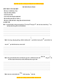 Chuyên đề Ôn tập về giải toán Toán lớp 3 nâng cao Kết nối tri thức