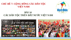Giáo án Powerpoint Bài 14 Lịch sử 10 Cánh diều: Các dân tộc trên đất nước Việt Nam
