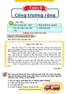 Bài tập cuối tuần Tiếng việt lớp 3 Tuần 8 Kết nối tri thức (có lời giải)