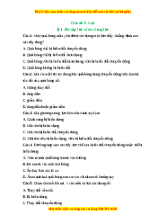 Trắc nghiệmLực và tác dụng của lực KHTN 6 Cánh diều