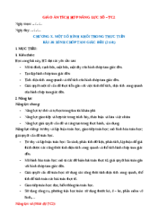 Giáo án Bài 38 Toán 8 Kết nối tri thức (năng lực số)