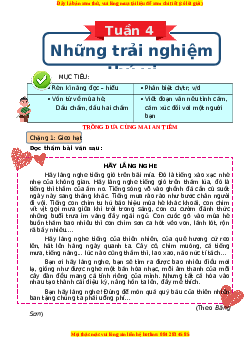 Bài tập cuối tuần Tiếng việt lớp 3 Tuần 4 Kết nối tri thức (có lời giải)