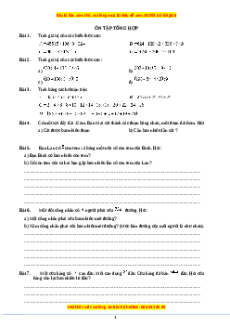 Chuyên đề Ôn tập tổng hợp Toán lớp 3 nâng cao Cánh diều