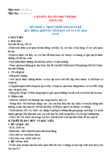 Giáo án HĐTN 7 Kết nối tri thức (năm 2025) | Giáo án Hoạt động tự nhiên 7 mới, chuẩn nhất (phiên bản 2)