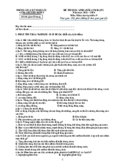 Bộ 90 Đề thi HSG Khoa học tự nhiên 9 (cả 3 phân môn) năm 2025 có lời giải