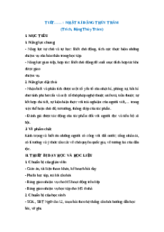 Giáo án Nhật kí Đặng Thùy Trâm Ngữ Văn 12 Cánh diều