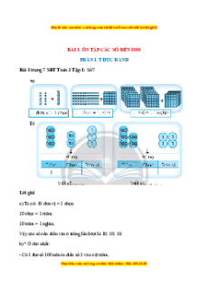 Giải VBT Toán lớp 3 Tập 1 Chân trời sáng tạo