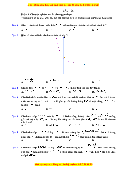 Đề thi Toán 11 Cuối kì 2 Cánh diều cấu trúc mới (Đề 2)