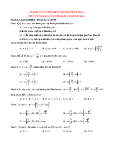 Trắc nghiệm Toán 11 Cánh diều Chương 1 (có đúng sai, trả lời ngắn)