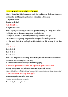 Trắc nghiệm Bài 2: Tri thức lịch sử và cuộc sống Lịch sử 10 Đúng-Sai 2025