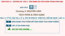 Giáo án Powerpoint Ứng dụng của tích phân trong hình học Toán 12 Giải tích