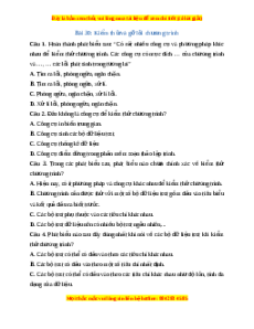 Trắc nghiệm Bài 30 Tin học 10 Kết nối tri thức: Kiếm thử và gỡ lỗi chương trình