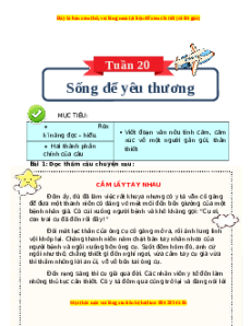 Bài tập cuối tuần Tiếng Việt 4 Tuần 20 Kết nối tri thức (có lời giải)