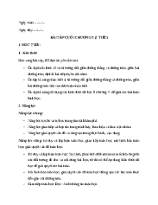 Giáo án Bài tập cuối chương 5 Toán 9 Chân trời sáng tạo