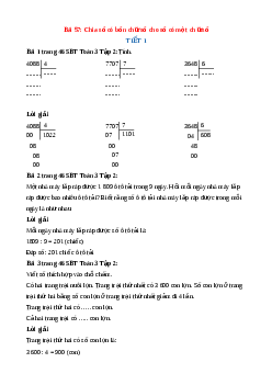 VBT Toán lớp 3 Bài 57 (Kết nối tri thức): Chia số có bốn chữ số cho số có một chữ số