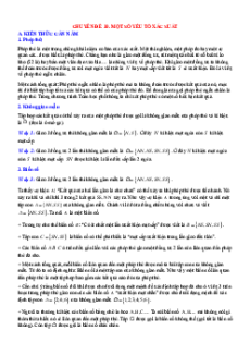 Chuyên đề 10. Một số yếu tố xác suất