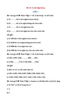 VBT Toán lớp 3 Bài 49 (Kết nối tri thức): Luyện tập chung