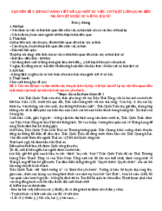Bỗi dưỡng HSG Văn 7 Kĩ năng làm bài kể về một sự việc có thật có liên quan đến sự kiện lịch sử