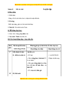 Giáo án Bài 160 Toán lớp 5: Luyện tập (Trang 167)