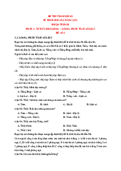 30+ Đề thi ĐGNL ĐHQG TP.HCM VACT phần Logic