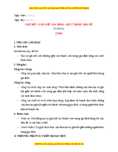Giáo án Tuần 24 HĐTN lớp 4 Chân trời sáng tạo