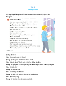 Trắc nghiệm Unit 10: Our houses in the future Tiếng Anh 6 Global success