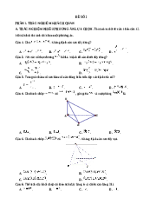 Đề thi Toán 11 Giữa kì 2 Kết nối tri thức cấu trúc mới (Đề 2)