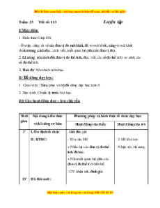 Giáo án Bài 113 Toán lớp 5: Luyện tập (Trang 119)