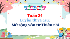 Giáo án Powerpoint Luyện từ và câu: Mở rộng vốn từ: Thiếu nhi Tiếng Việt lớp 5 Cánh diều