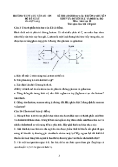Bộ 35 Đề thi HSG Sinh học 10 (năm 2024)