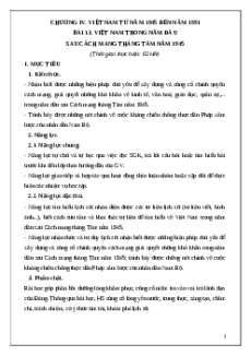 Giáo án Bài 13 Lịch sử 9 Kết nối tri thức (2024): Việt Nam trong năm đầu sau Cách mạng tháng Tám năm 1945