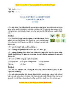 Giáo án Chuyện cây, chuyện người Tiếng việt 2 Cánh diều