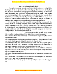 Phiếu bài tập Tuần 2 Hại vạn dặm hai Ngữ văn 7