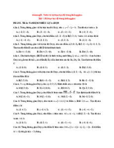 Trắc nghiệm Hệ trục toạ độ trong không gian Toán 12 Đúng-Sai, Trả lời ngắn Kết nối tri thức form 2025