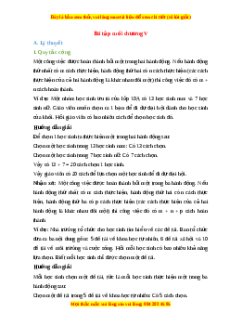 Lý thuyết Bài tập cuối chương 5 Toán 10 Cánh diều