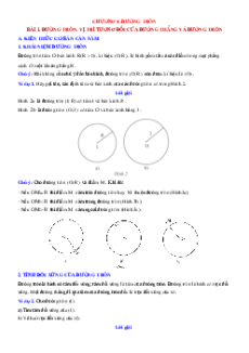 Chuyên đề dạy thêm Toán 9 Chương 5 Cánh diều mới nhất