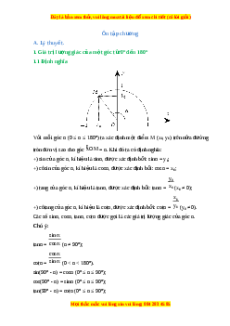 Lý thuyết Bài tập cuối chương 4 Toán 10 Cánh diều