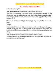 Giải sgk Toán 6 Bài 1: Thu thập và phân loại dữ liệu (Chân trời sáng tạo)